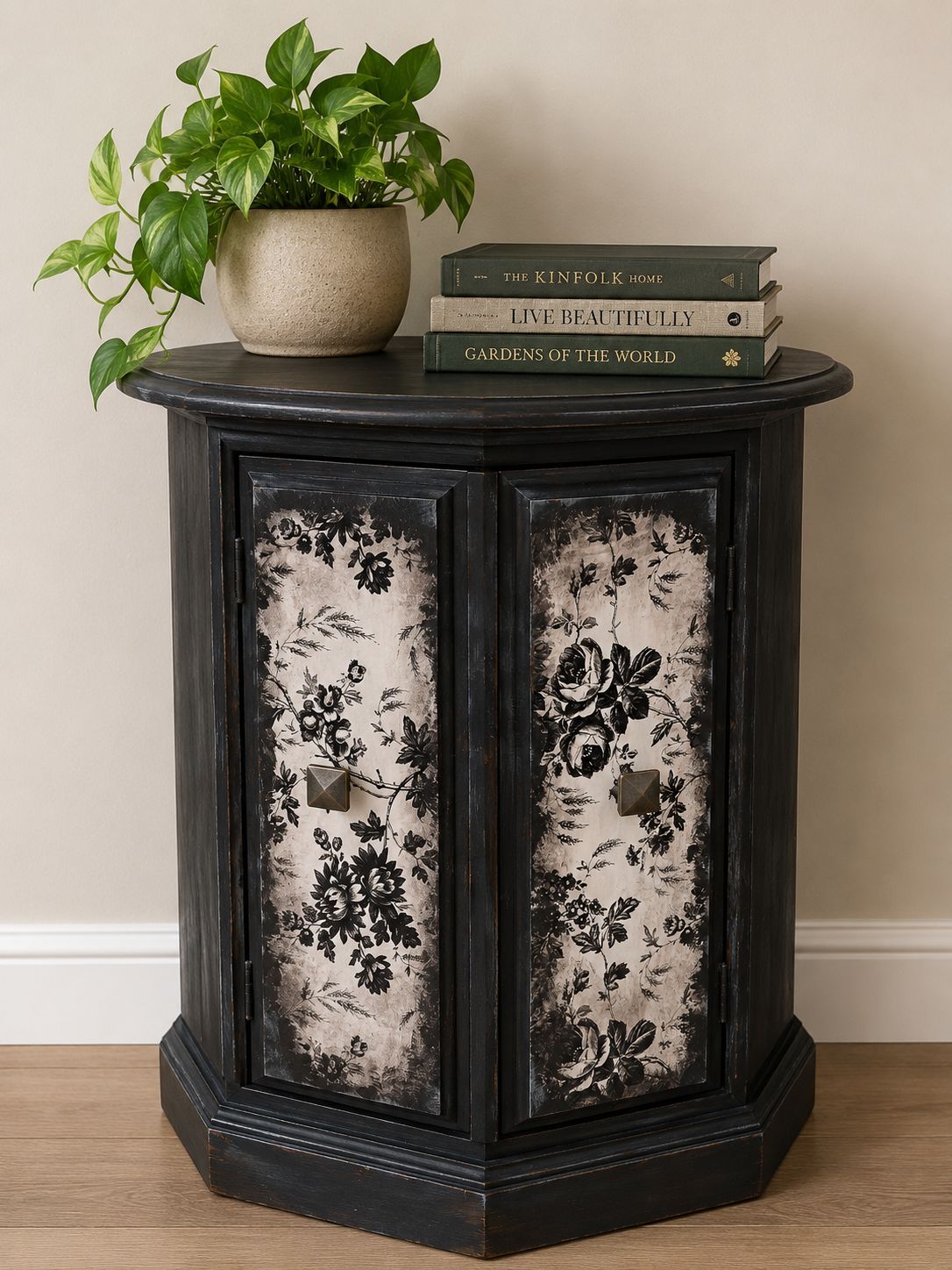 Distressed Gothic Round Table