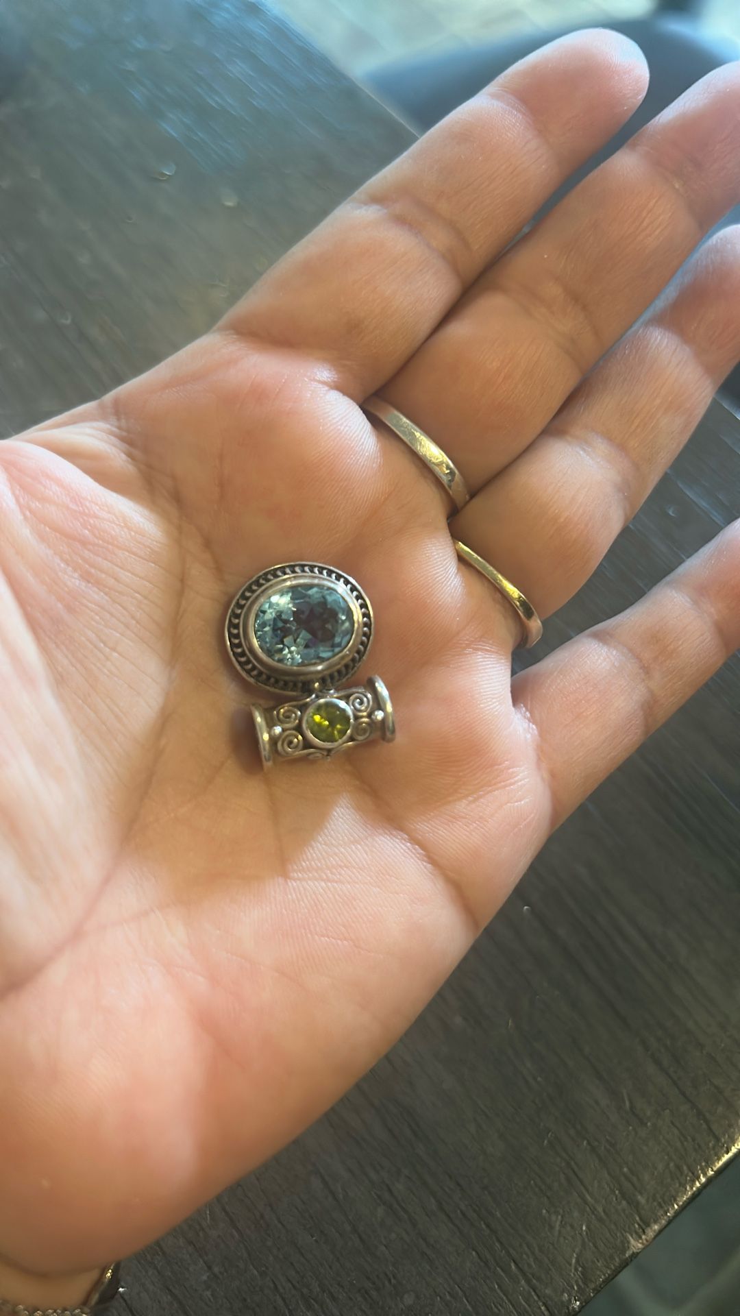 pendant with charm