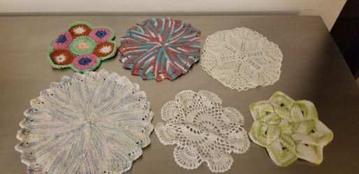 Crochet doilies
