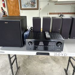 Denon 7.1 Receiver With Speakers