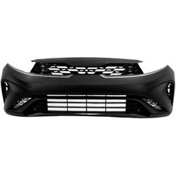 For 2022 2023 2024 Kia Forte Complete Front Bumper Kit with Grilles Trims Lights