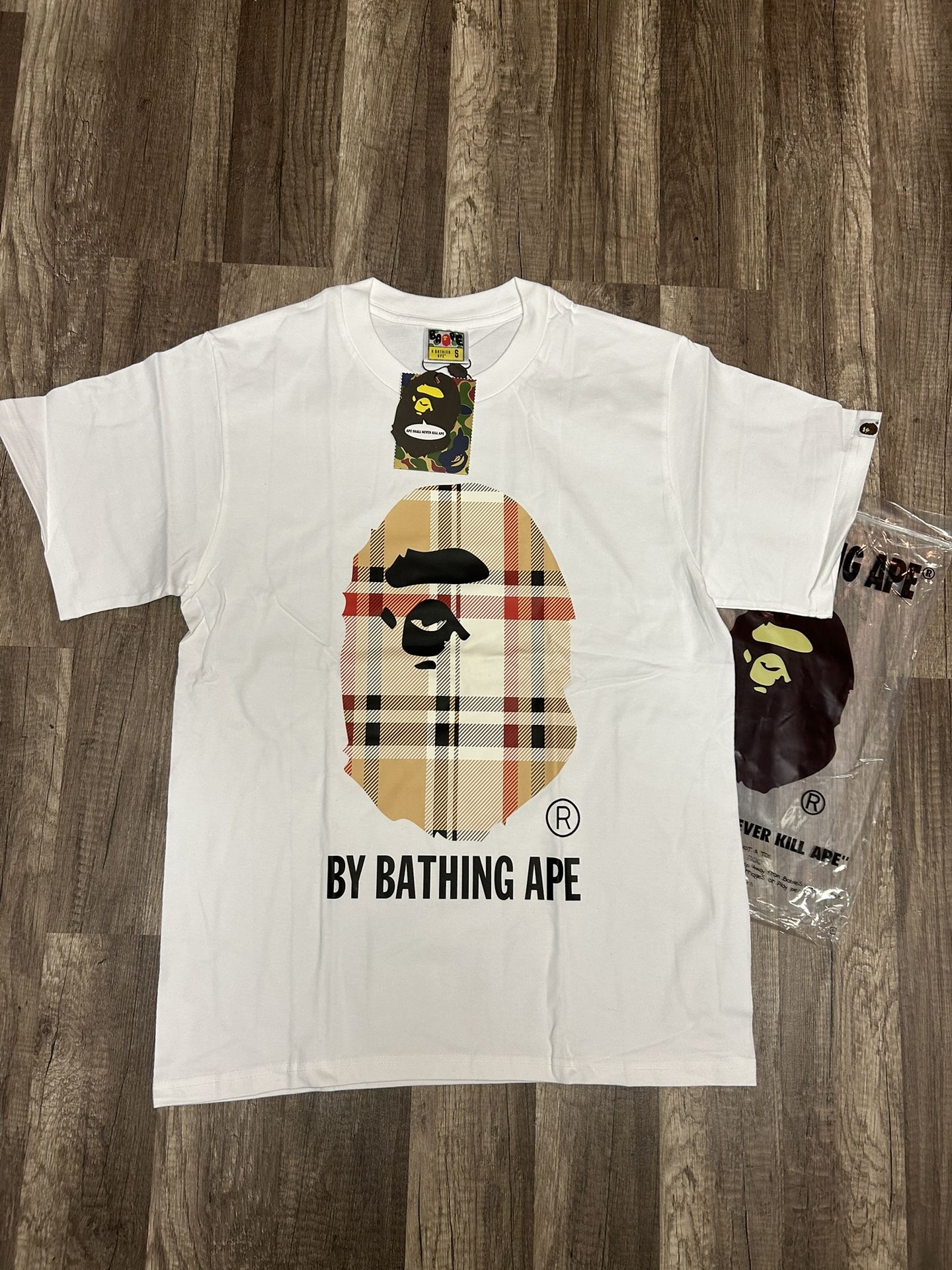 Bape Check By Bathing Ape T-shirt Small