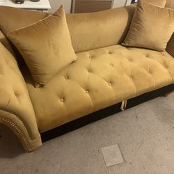 Gold Couch 