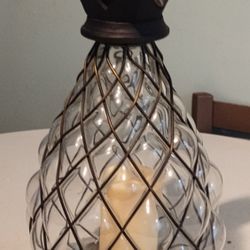 Bronze Pineapple 🍍 with Candle 