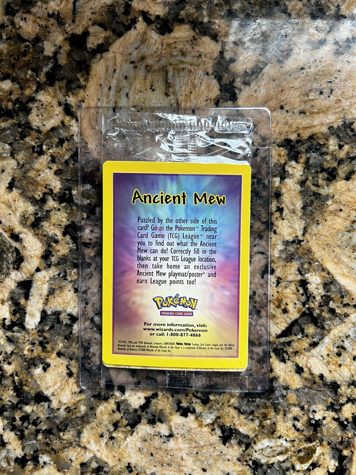 ancient mew movie promo sealed pokemon