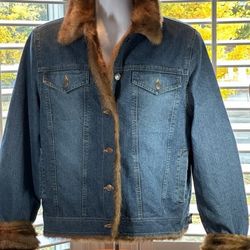 Vintage 1990S Marvin Richards Jean Jacket (New With Tags)