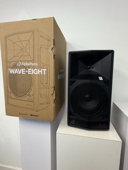 AlphaTheta WAVE-EIGHT Portable DJ Speaker with Original Box and Cover