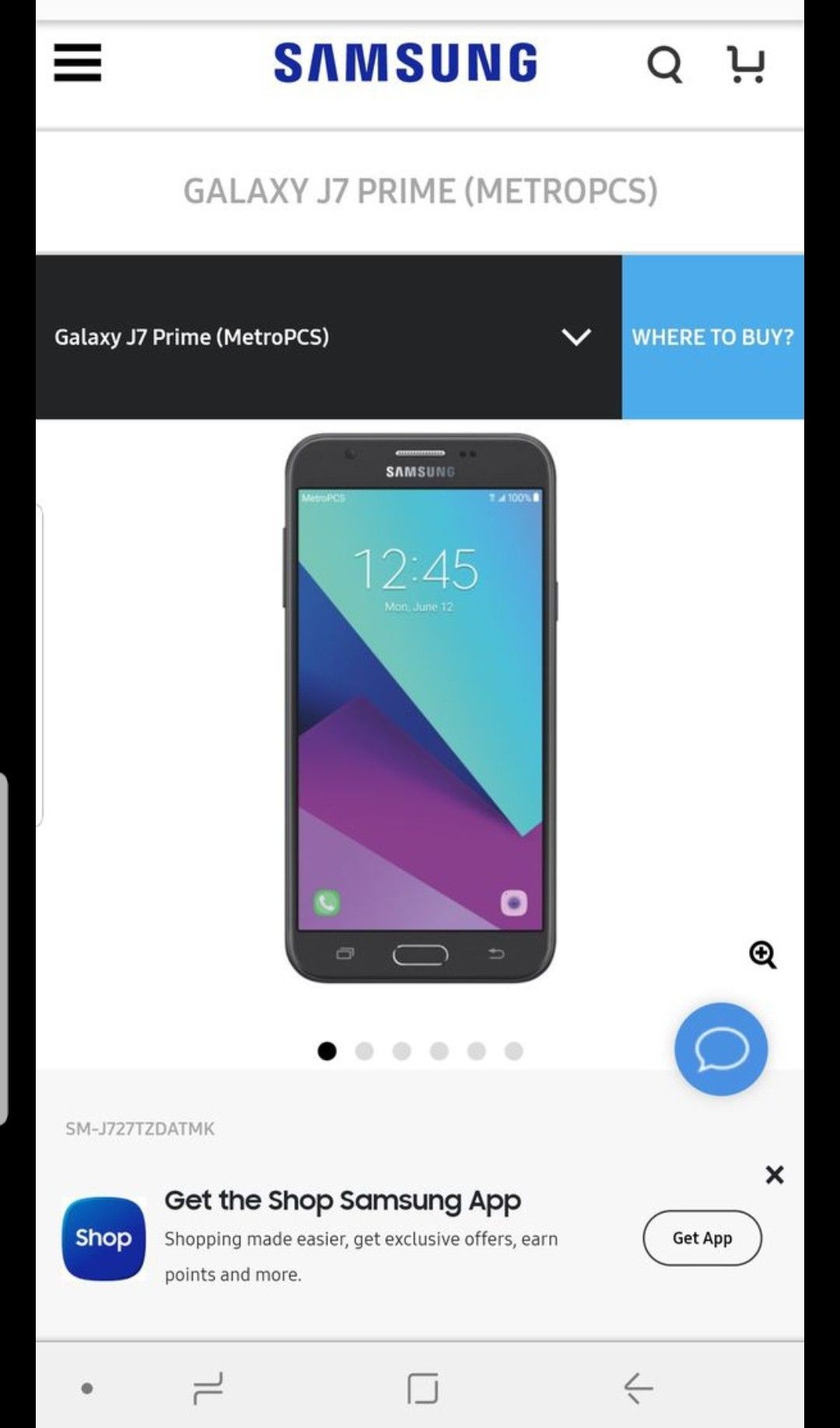 NEW METRO PCD SAMSUNG J7 Phone