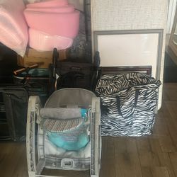 New Baby Crib With Mattress New Stroller & More Everything Must Go  Asap 
