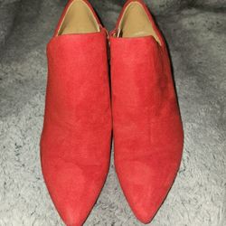 Red Jessica Simpson Heel Size 7 1/2