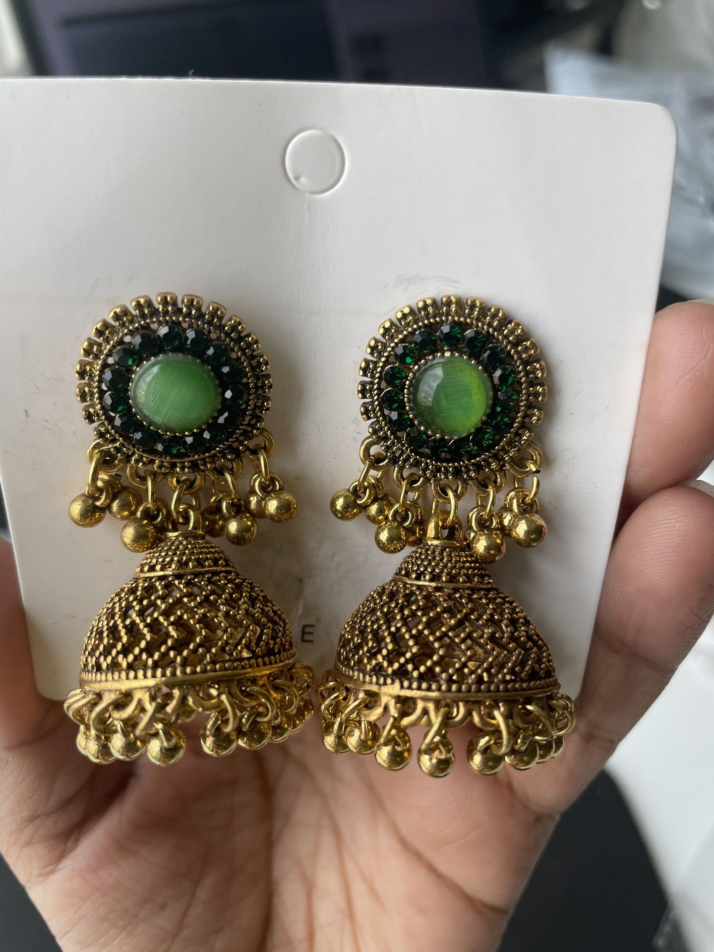 Jhumka Style Dangle Earrings