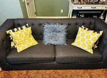 Like New Dark Blue Sofas