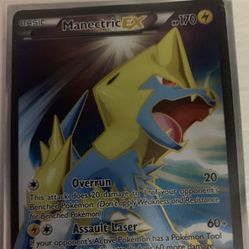 Manectric EX Pokemom Trading Card 
