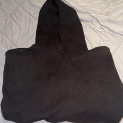 Black essentials hoodie
