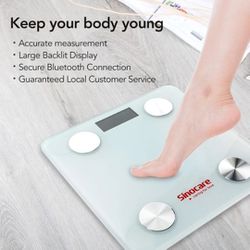 Smart Body Scale Bathroom Scale BMI Health Weight Scale LED Display Bluetooth