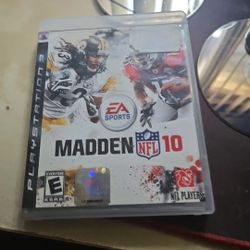 PS3 Madden 10 NFL Video Game 