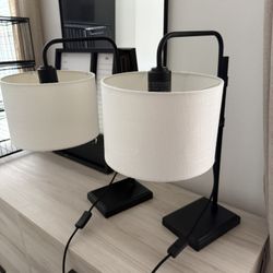 Lamps, Stackable drawers & Dry erase board 
