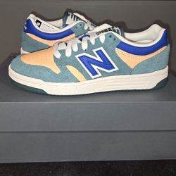 New Balance 480 Green Orange GSB480GP Size 4.5Y/6W New With Box