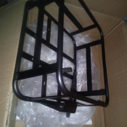 Rear Bicycle Iron Cargo Basket Rustproof Cargo Rack