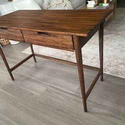 Wood desk from Target