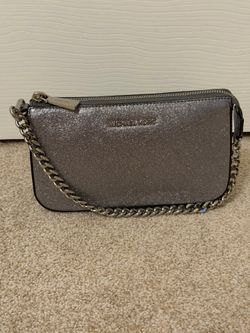 Authentic Michael Kors Silver Purse