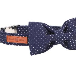 Brand: Lionet Paws Lionet Paws Dog and Cat Collar with Bowtie ,Soft and Comfortable ,Adjustable Collar Fabric]: Each collar is made with 100% cotton
