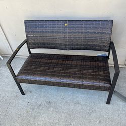 Patio Furniture Brown Bench (in Store) 