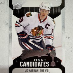 2009-10 Upper Deck MVP Hart Candidates #HC19 Jonathan Toews Chicago Blackhawks