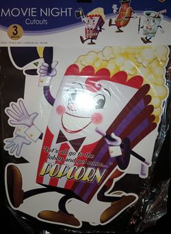 Movie Night Cutouts