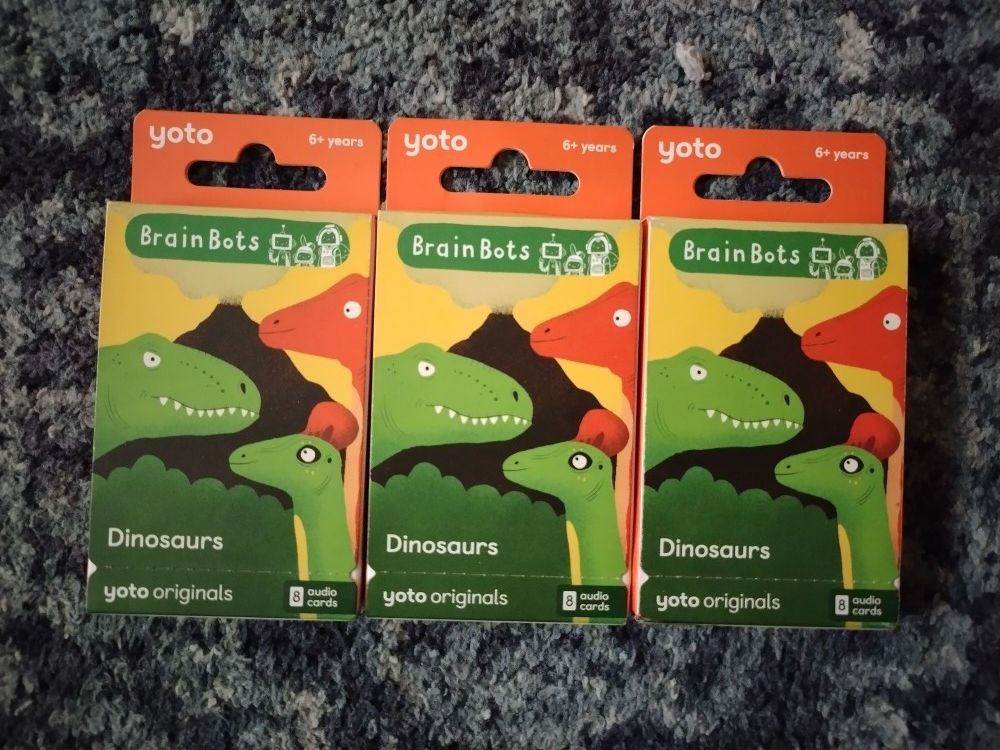 YOTO BRAIN BOTS "DINOSAURS" AUDIO COLLECTION
