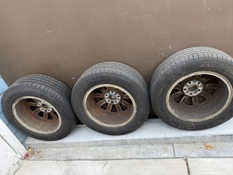 3 Used tires With Toyota Rims $150 OBO
