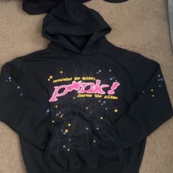 Spider pink hoodie