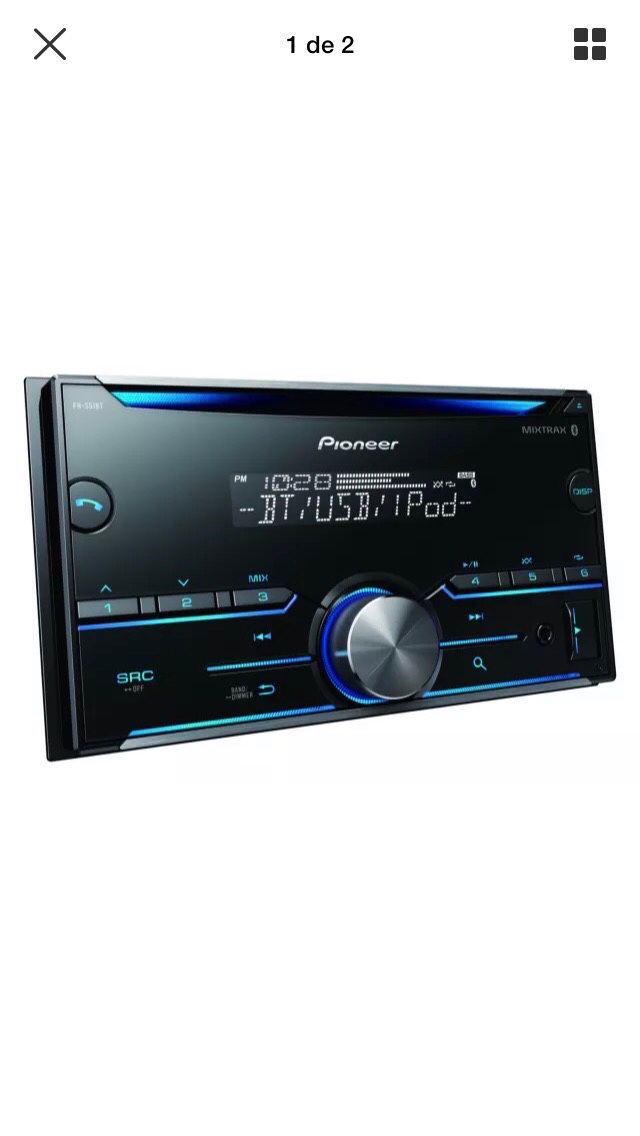 Pioneer FH-S51BT Double Din Bluetooth Receiver