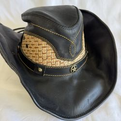 Stone Hats - Genuine Leather Cowboy Hat, Made in Mexico (Size XL)