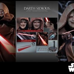 Hot Toys Star Wars Revenge Of The Sith Darth Sidious MMS745