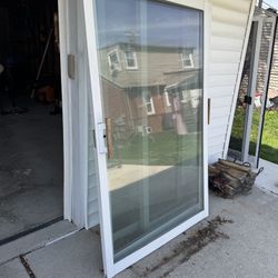 Glass Sliding Doors. DOORS ONLY. NO TRACK AVAILABLE.