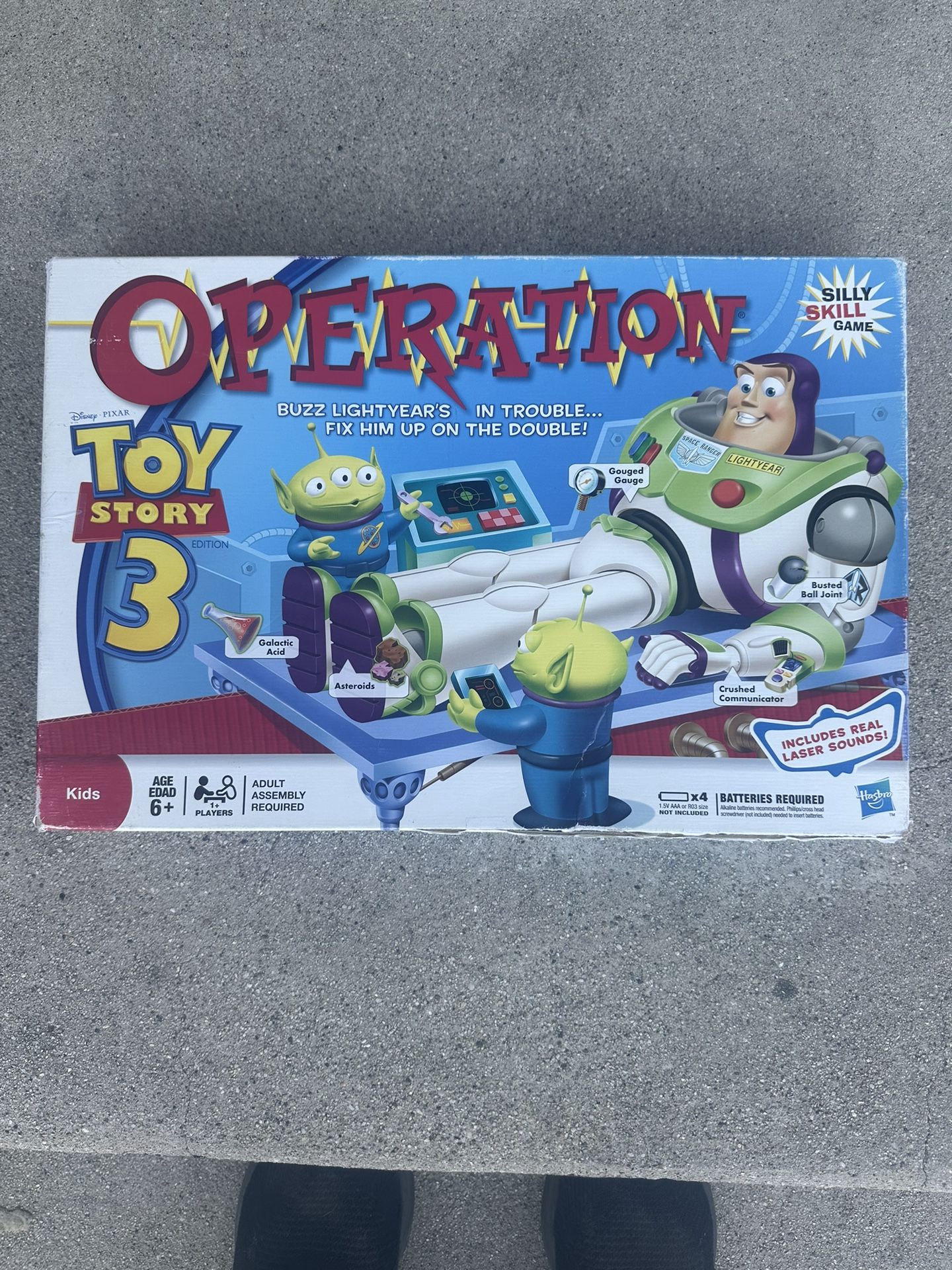 OPERATION GAME Disney Pixar Toy Story 3 Buzz Lightyear Mint Condition NIB Hasbro