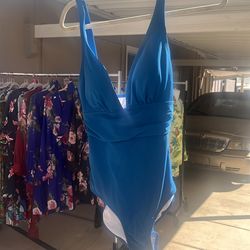 Size small blue swim