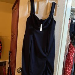 New “Shein Bae Curvy” Navy Dress 1XL