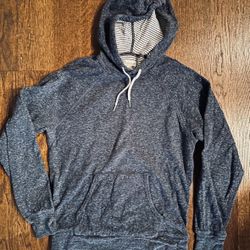 J Crew Mens Knit Goods Navy Hoodie Sweatshirt XS 