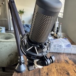 HyperX QuadCast S – RGB USB Mic + RODE PSA1+ Arm