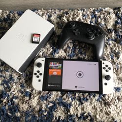 Like New Nintendo Switch Oled, Smash Bros, Wireless Pro Controller