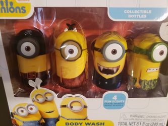 Body wash Minions 4 scents Grape,Mango,Berry& Apple