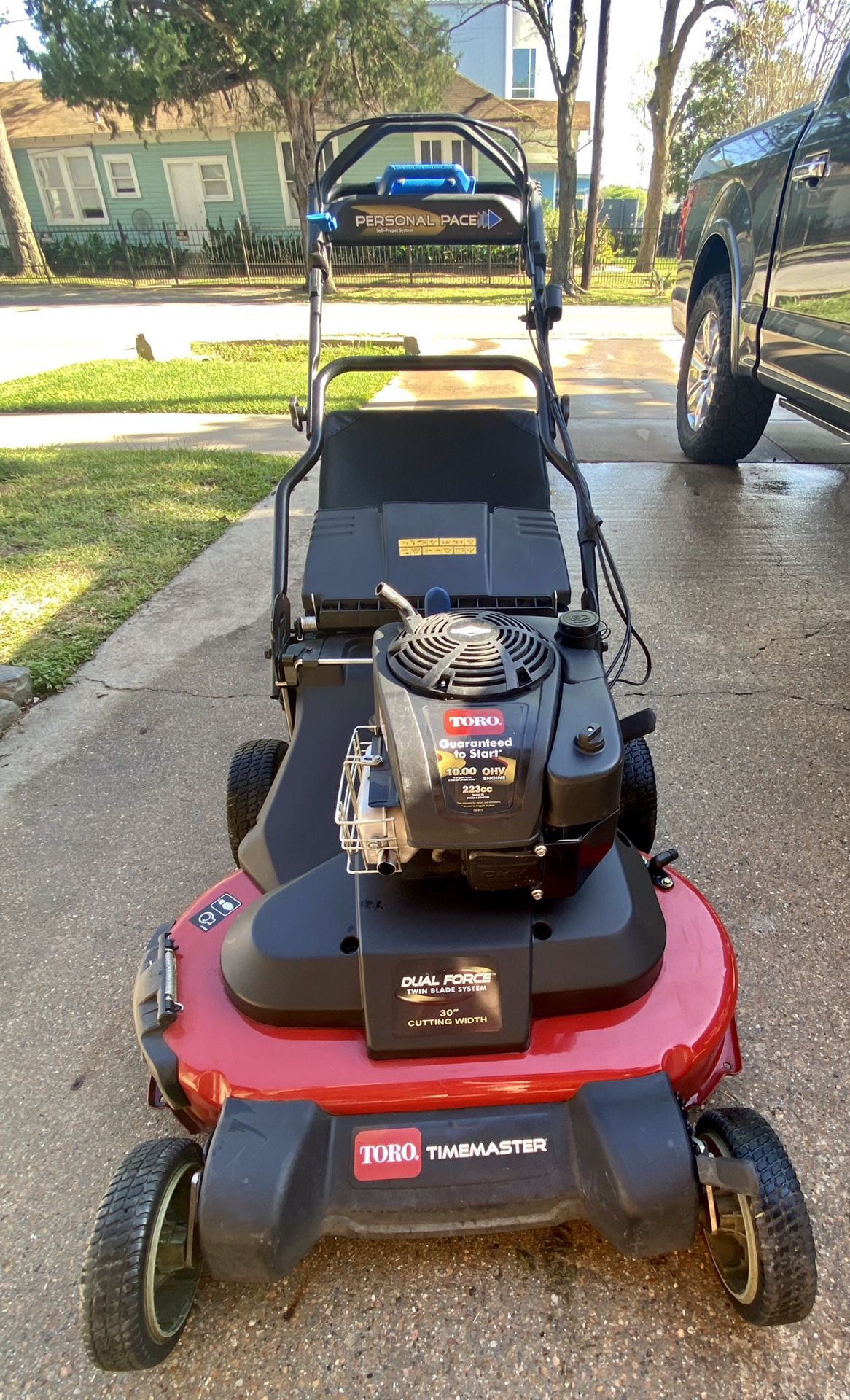 Toro dual blade lawn mower hot sale