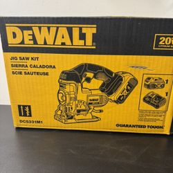 DEWALT JIG SAW KIT 20 V NEW 