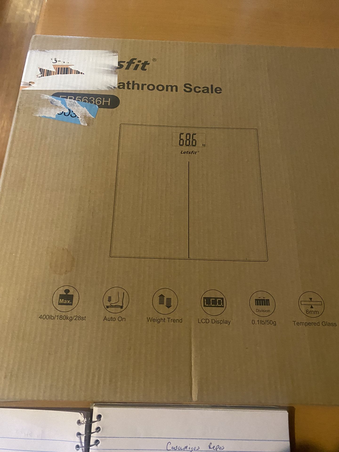 bathroom scale
