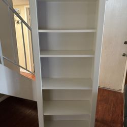 Beautiful White Bookcase - Like New!