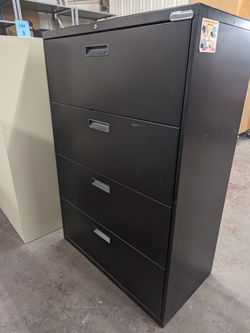 4 Drawer Lateral Filing Cabinet  Thumbnail