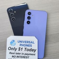 Samsung Galaxy S24 FE 128gb Unlocked! FREE Smartwach/ Headphones. Pay $1 Today Rest in payments. NO CREDIT NEEDED FINANCING 