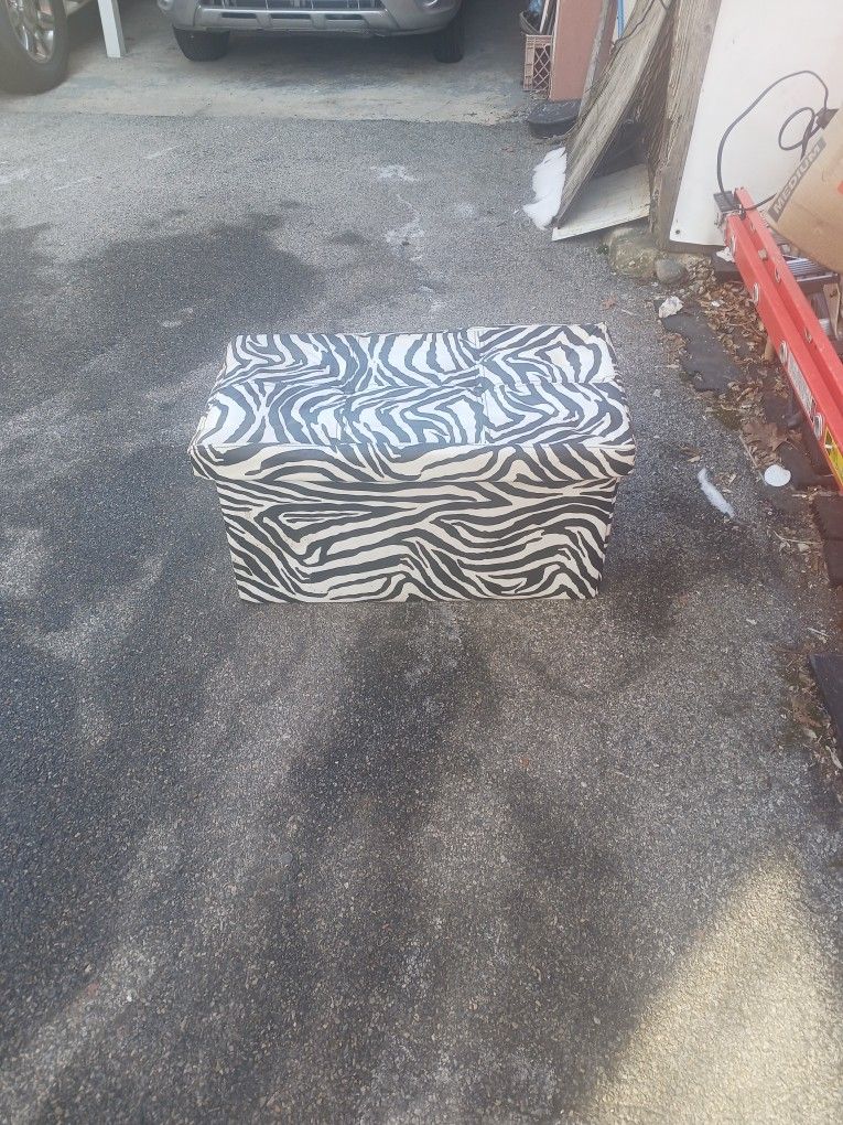 Small Zebrea Chair Bin